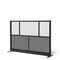 Luxor Expanse Modular Wall Room Divider System - Silver Frame - 70" x 48" Starter Wall MW-7048-FCGB - alternate 1
